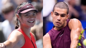 Raducanu Defends Alcaraz's Buzzcut at US Open; Advances to Round 3