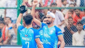 Harmanpreet Singh's Double Propels India to Second Consecutive Asia Cup Hockey Victory Over Japan