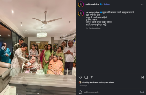 Sachin Tendulkar Celebrates Mother's Birthday with Family, Pens Heartfelt Tribute; Arjun Tendulkar and Fiancée Saaniya Chandhok Join Festivities