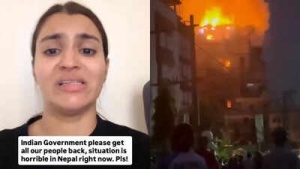 Indian Tourist Stranded in Nepal, Pleads for Rescue Amid Violent Protests Targeting Tourists