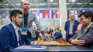 FIDE Grand Swiss 2025: Teenage Chess Prodigy Yagiz Erdogmus Follows 190-Move Epic with Quick Draw Against Coach