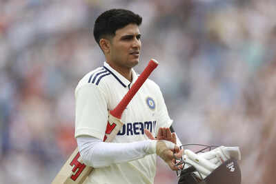 Shubman Gill during a match